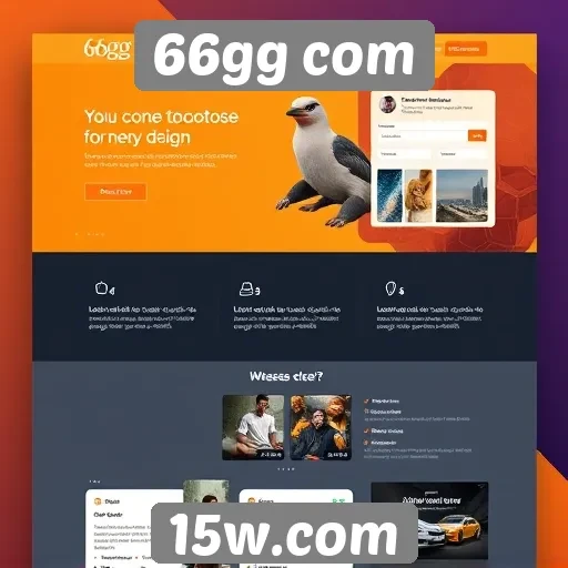 Design e usabilidade do site 66gg com em foco